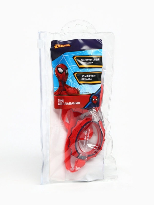 Очки для плавания &laquo;Человек-паук&raquo;, детские