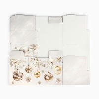 Коробка подарочная новогодняя складная «Золотая роскошь», 31.2 х 25.6 х 16.1 см Коробка подарочная новогодняя складная «Золотая роскошь», 31.2 х 25.6 х 16.1 см