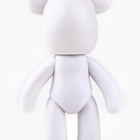 Алмазная мозаика на фигурке с полным заполнением &laquo;Жемчужный мишка стразами&raquo;, белый