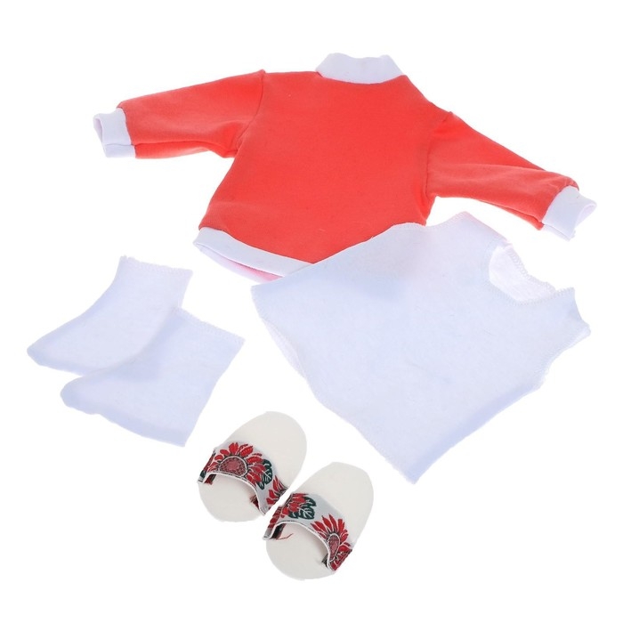 Кукла «Девочка» дидактическое пособие + набор одежды, МИКС Кукла «Девочка» дидактическое пособие + набор одежды, МИКС