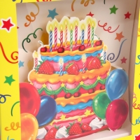 Коробка подарочная складная, упаковка, &laquo;С Днём рождения!&raquo;, 18 х 23 х 14см