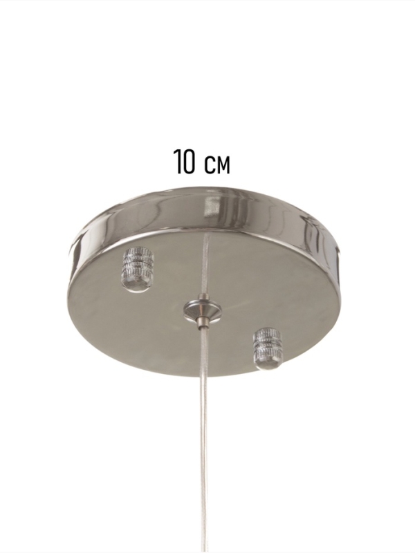 Светильник &laquo;Кейт&raquo; 1х40Вт Е27 серебро 14,5х14,5х27+100см