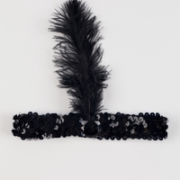 Карнавальный набор Гэтсби туника, гол убор цвет золото р-р 42-44