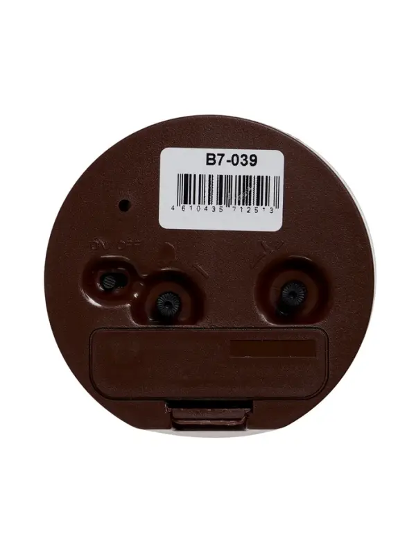 Будильник "Капибара", плавный ход, d=8 см, корпус коричневый