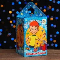 Коробка новогодняя подарочная складная &laquo;Простоквашино&raquo; 11&times;11&times;17.2 см