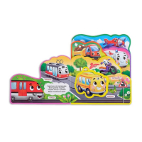 Книга с мягкими пазлами EVA &laquo;Какие бывают машины&raquo;, 12 стр.