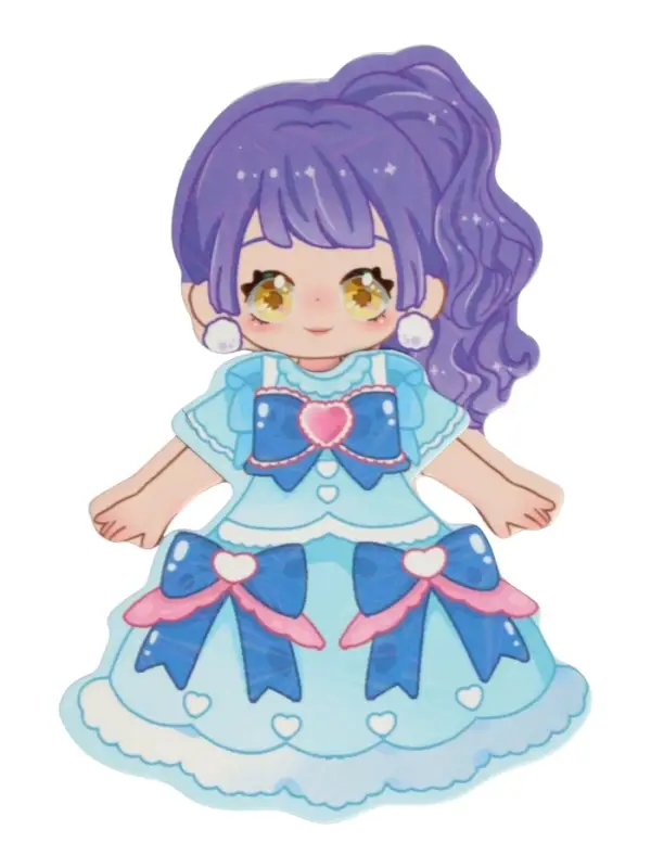 Магнитный набор "Модница" блестящий