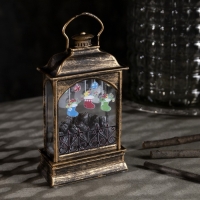 Светодиодная фигура «Камин с носками» 10 × 18 × 4.5 см, пластик, батарейки АААх3 (не в комплекте), свечение тёплое белое Светодиодная фигура «Камин с носками» 10 × 18 × 4.5 см, пластик, батарейки АААх3 (не в комплекте), свечение тёплое белое