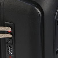 Чемодан 28", PP, 49*30*76, отд на молнии, код замок, 4 колеса, черный