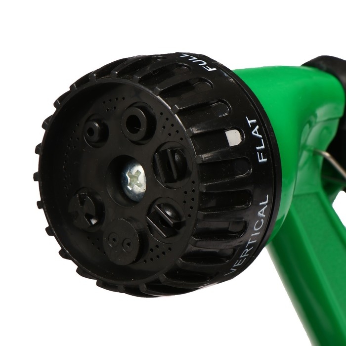 Набор: пистолет для полива, 7 режимов, коннектор 1/2" (12 мм), адаптер 1/2"&minus;3/4" (12 мм&minus;19 мм), Greengo