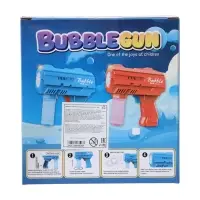 Генератор мыльных пузырей &laquo;Пистолет&raquo;, световые эффекты, работает от батареек, синий