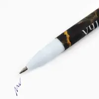 Ручка подарочная "Золотому учителю", пластик, синяя паста, 0,7 мм