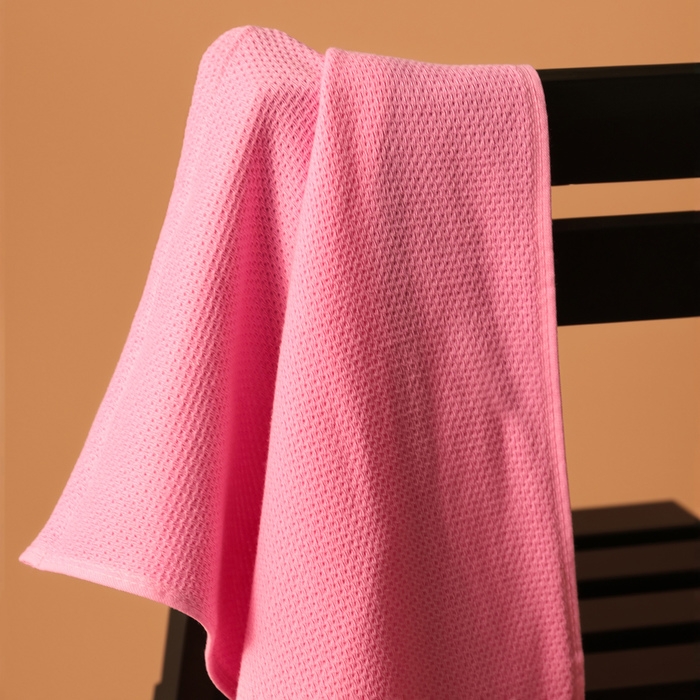 Полотенце вафельное Love Life Sweet Momemt 70х130 см, розовый, 100% хл, 300 гр/м2 Полотенце вафельное Love Life Sweet Momemt 70х130 см, розовый, 100% хл, 300 гр/м2