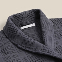 Халат вафельный мужской SL HOME: Chess "Гри Сандре", размер XL, 100% хлопок, 340 г/м2 Халат вафельный мужской SL HOME: Chess "Гри Сандре", размер XL, 100% хлопок, 340 г/м2