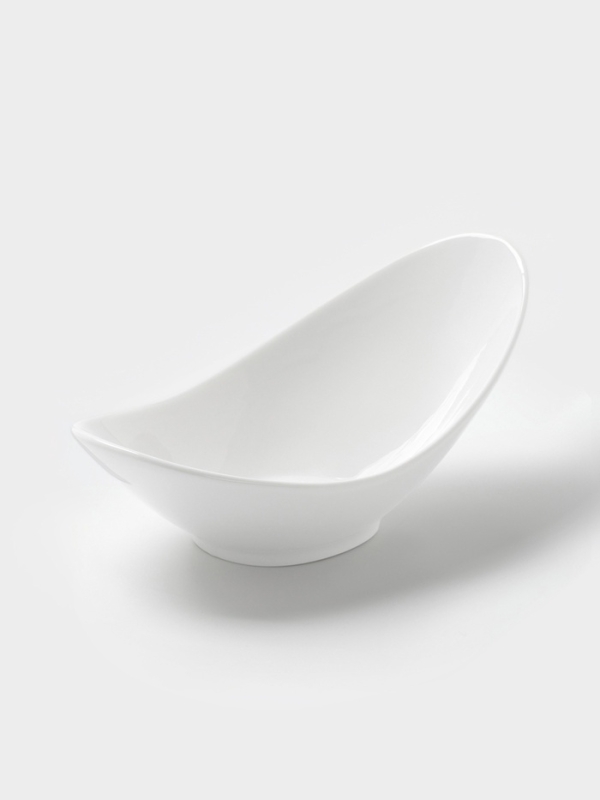 Салатник Hanna Kn&ouml;vell, 20.7&times;11.5&times;9 см, фарфор, белый