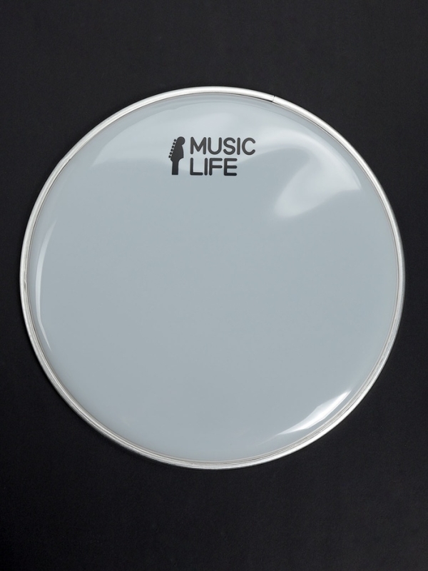 Пластик для барабана Music Life 10 дюймов, белый Пластик для барабана Music Life 10 дюймов, белый