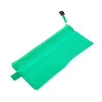 Папка-конверт на молнии, А65, с сеткой внутри, 24 &times; 11 cм, МИКС