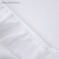 Наматрасник на резинке 60*120 см., непромокаемый с дышащей комб. мембраной, цвет белый