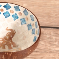 Чаша "Тайланд" 14х14х6 см, кокос