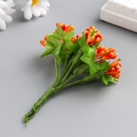 Декор для творчества " Цветы" МИКС 9 см (1 набор=1 букету) в букете 12 цветов