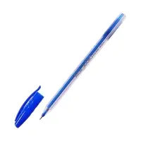 Ручка шариковая Flair Nano, полосатый корпус, узел-игла 0.5 мм, масляная основа., стержень синий