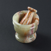 Набор ступка с пестиком, оникс 7 х 8 х 8,5 см Набор ступка с пестиком, оникс 7 х 8 х 8,5 см