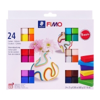 Набор пластика - полимерная глина, Soft, 24 цвета по 25 г Набор пластика - полимерная глина, Soft, 24 цвета по 25 г