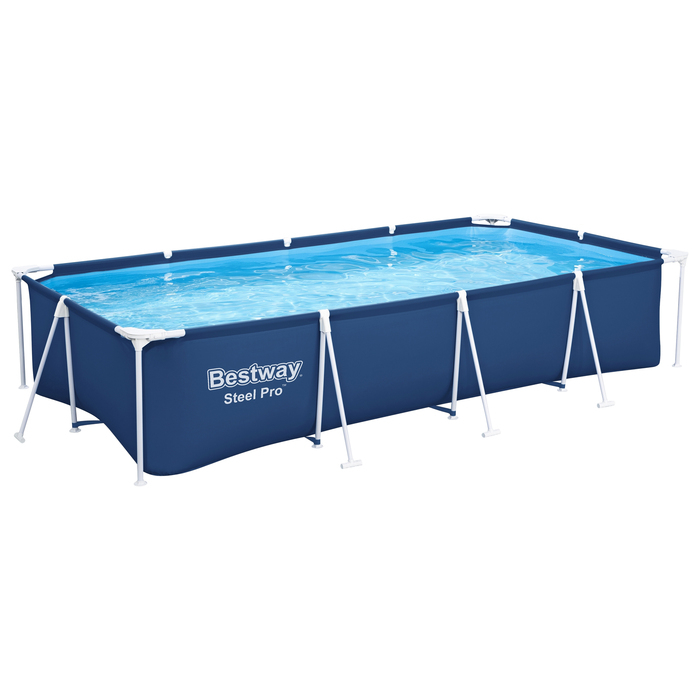 Бассейн каркасный Steel Pro, 400 х 211 х 81 см, фильтр-насос, 56424 Bestway Бассейн каркасный Steel Pro, 400 х 211 х 81 см, фильтр-насос, 56424 Bestway