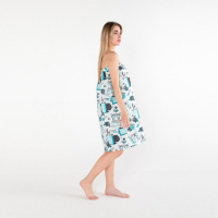 Полотенце банное Этель "Mint mood" парео 80х144см, вафля 200г/м2, 100% хл