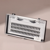 Набор накладных ресниц &laquo;Классика&raquo;, пучки, 10 мм, толщина 0,1 мм, изгиб С, 20 D