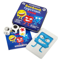 Настольная игра &laquo;Веселый, грустный, злой&raquo;, жестяная коробочка