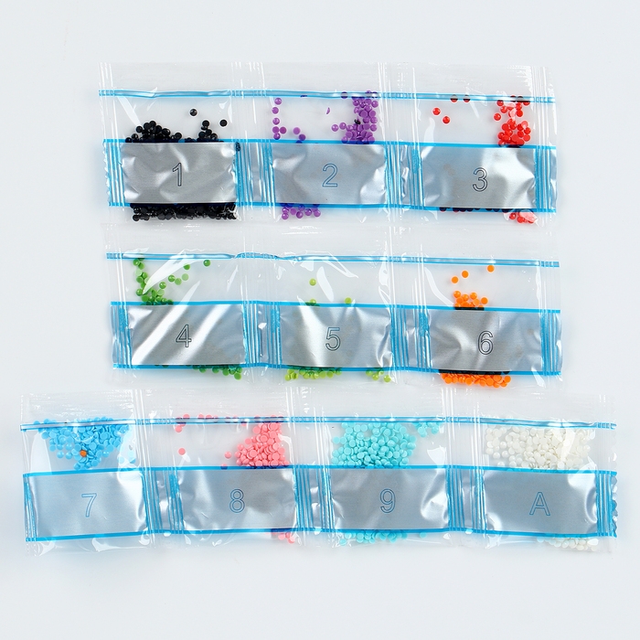 Алмазная мозаика-магнит для детей &laquo;Зайка&raquo;