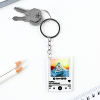 Брелок для ключей акриловый плеер &laquo;Горы по колено&raquo;, 3,5 х 10 см