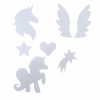 Дождевик &laquo;Единорожка&raquo; со светоотражающими наклейками, рост 120-160 см