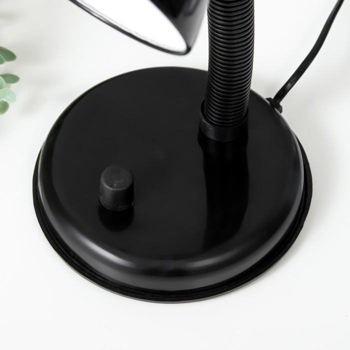 Лампа настольная Е27, светорегулятор (220В) черная (203А) RISALUX