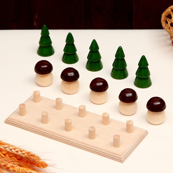 Счётный набор &laquo;Ёлочки и грибочки&raquo;