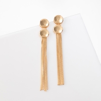 Серьги висячие &laquo;Водопад&raquo; айва, цвет золото, 10см