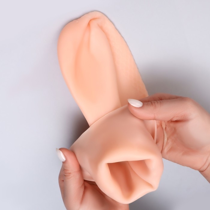 Носочки для педикюра, высокие, силиконовые, 21 × 19 см, ONE SIZE, цвет бежевый Носочки для педикюра, высокие, силиконовые, 21 × 19 см, ONE SIZE, цвет бежевый