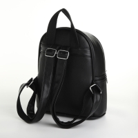 Рюкзак женский на молнии, цвет чёрный Рюкзак женский на молнии, цвет чёрный