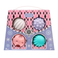 Подарочный набор развивающих мячиков &laquo;Холодное сердце&raquo;, 4 шт., новогодняя подарочная упаковка, Крошка Я
