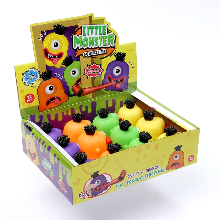 Мялка &laquo;Монстр&raquo; с язычком, виды МИКС