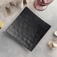 Блюдо &laquo;Чёрный Восток&raquo;, 17,5&times;17,5&times;3 см, цвет чёрный