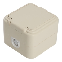 Розетка 1-местная с заземляющим контактом, с крышкой, 250В, 16А, IP44, PST16-21-44 (RA 16-21 1022741 Розетка 1-местная с заземляющим контактом, с крышкой, 250В, 16А, IP44, PST16-21-44 (RA 16-21 1022741