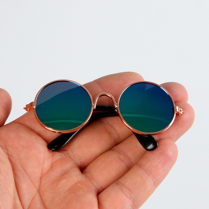 Очки для игрушек, цвет тёмно-зелёный Очки для игрушек, цвет тёмно-зелёный