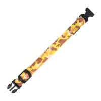 Ошейник с подсветкой Милитари 3 режима свечения размер S, ОШ 22-40 х 2,5 см жёлтый Ошейник с подсветкой Милитари 3 режима свечения размер S, ОШ 22-40 х 2,5 см жёлтый