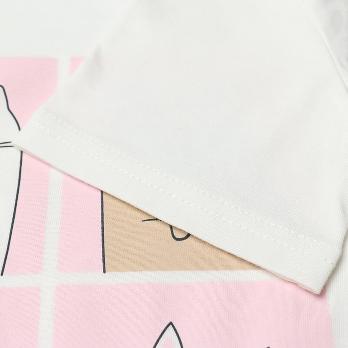 Пижама детская для девочки KAFTAN Пижама детская для девочки KAFTAN "Cats" рост 86-92 (28)