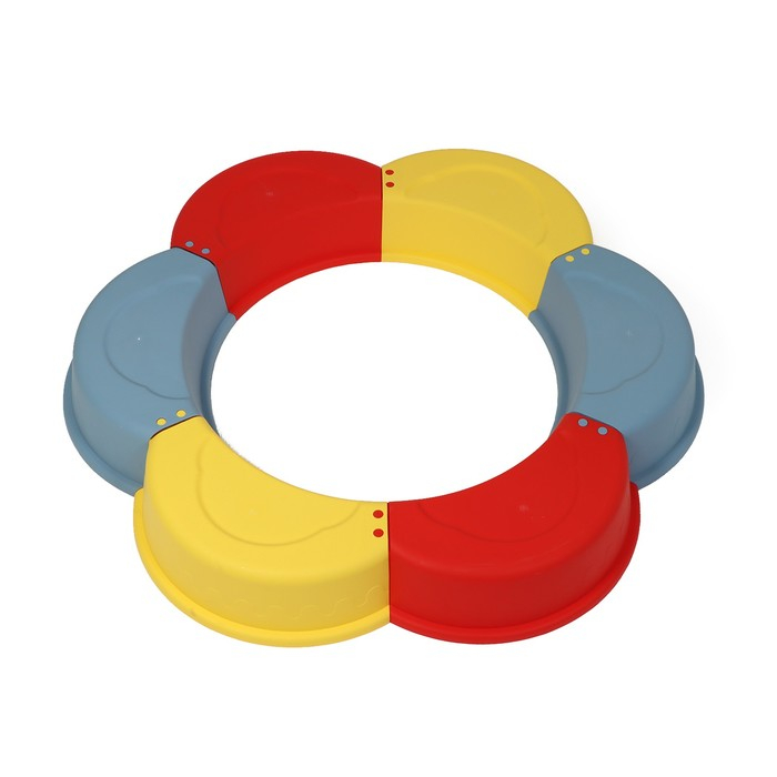 Песочница детская пластиковая, без крышки, 147 × 147 × 18 см, МИКС, «Ромашка» Песочница детская пластиковая, без крышки, 147 × 147 × 18 см, МИКС, «Ромашка»