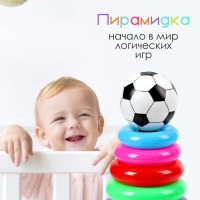 Пирамидка &laquo;Футбольный мяч&raquo;, 9 колец