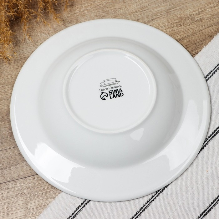 Глубокая тарелка керамическая &laquo;С любовью&raquo;, 22.4 см, 300 мл