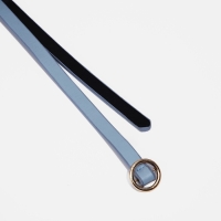 Ремень женский, ширина 1 см, пряжка металл, цвет голубой Ремень женский, ширина 1 см, пряжка металл, цвет голубой